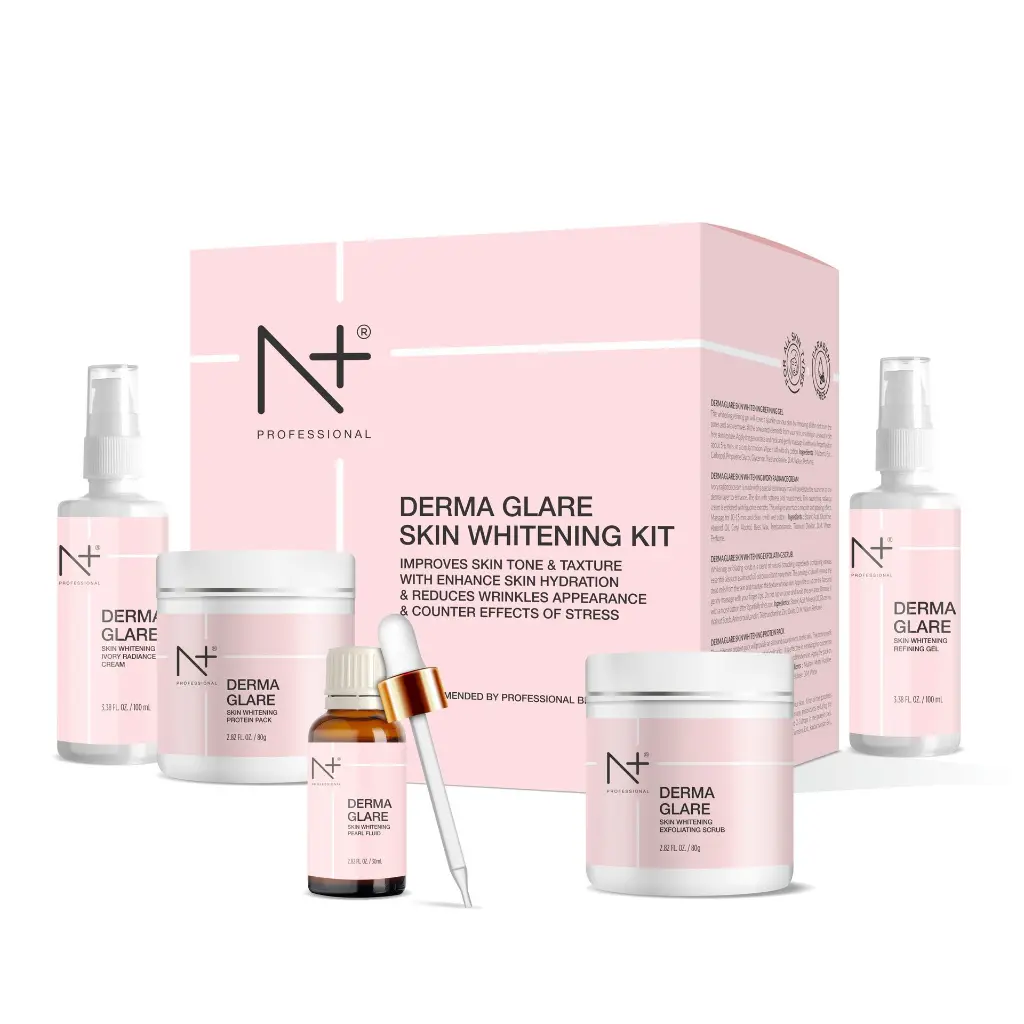 DARMA GLARE SKIN WHITENING KIT BOX WITH PRODUCT.webp